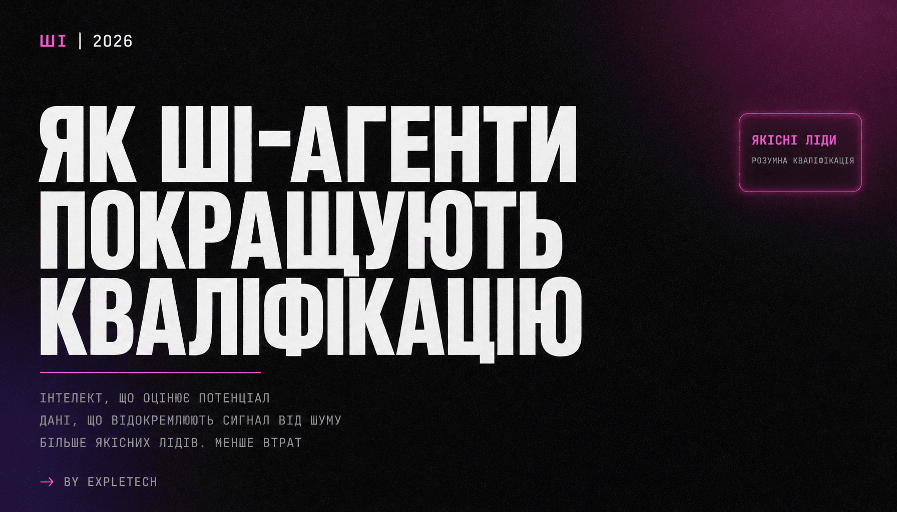 Як ШІ-агенти покращують кваліфікацію B2B-лідів у 2026 році